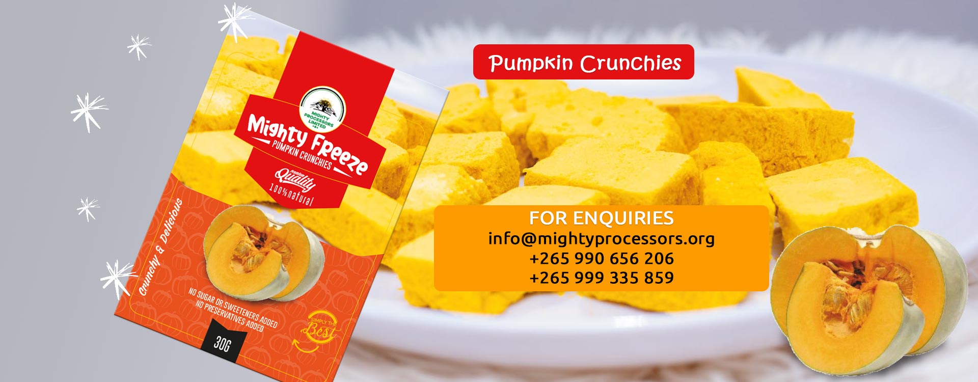 Mighty Freeze- Dried Pumpkin Crunchies